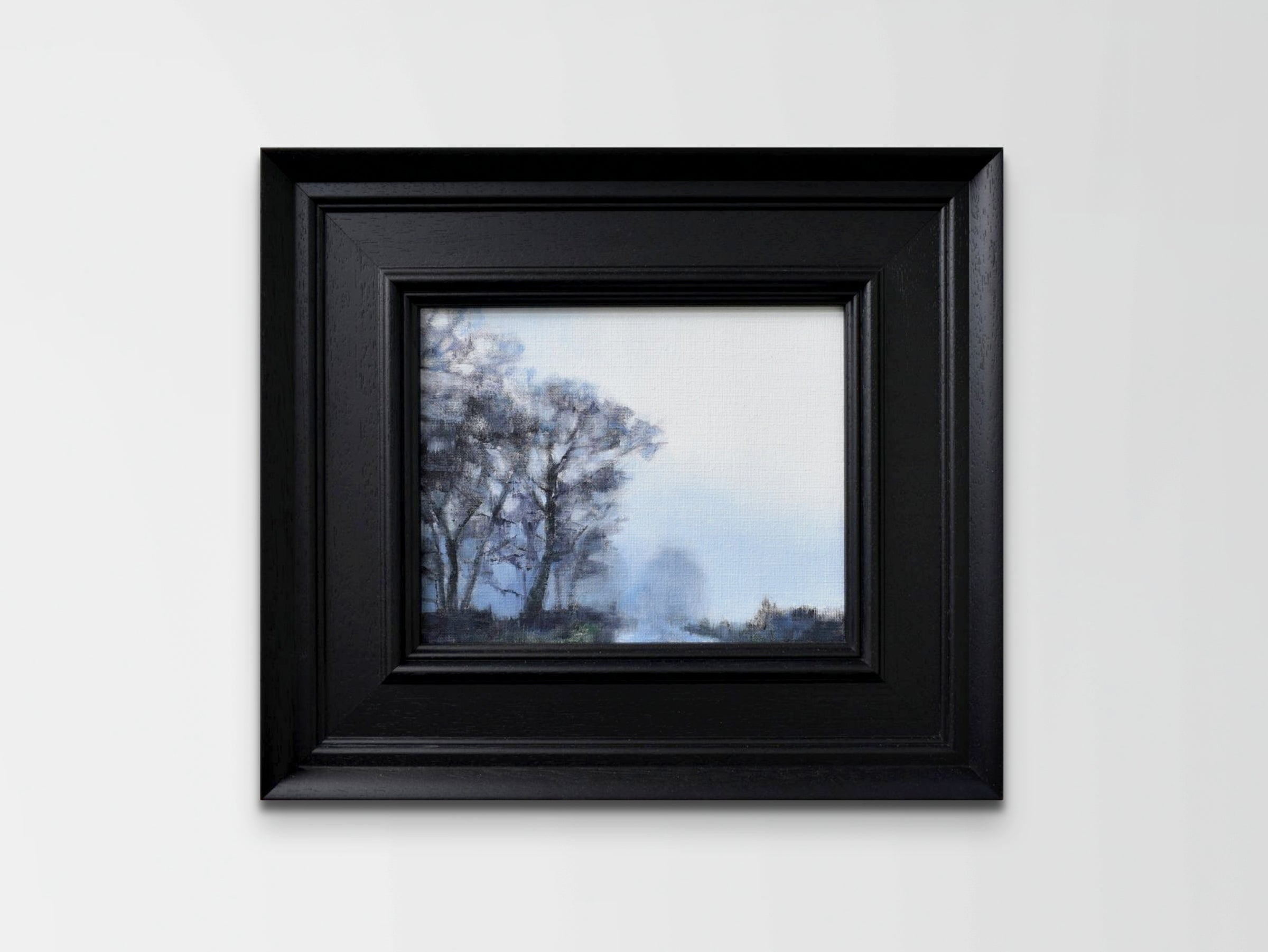 Fog at Dusk 2 Miles From Home