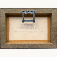 an image showing the back of Shapes of Light Through Autumn Maple oil painting by Julia Brown